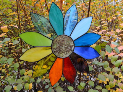 Rainbow Stained Glass Suncatcher