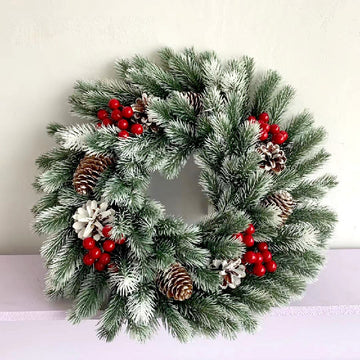Coroniță de decorațiuni de Crăciun de 30 cm