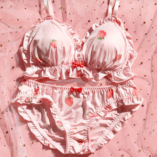 Cute strawberry Lolita Lingerie Set