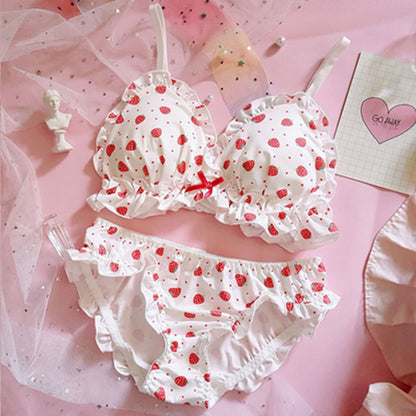 Cute strawberry Lolita Lingerie Set