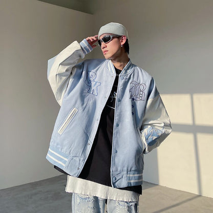 Varsity Jackets Baseball Graphic Harajuku Streetwear Unisex Uniform