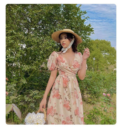 Summer Female Strap Retro Wide Brim Vacation Straw Hat