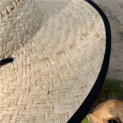 Raffia Braided Straw Hat Women Summer Sunshade Beach Vacation Hat
