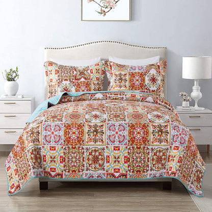 Advanced Quilt Bohemian Cotton Bedspread Quilt Sets