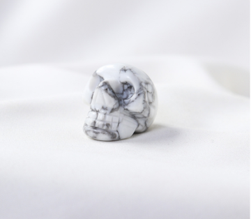 Sculptură cu craniu turcoaz sculptat manual, piatră vindecătoare Reiki pentru bar, decorarea casei