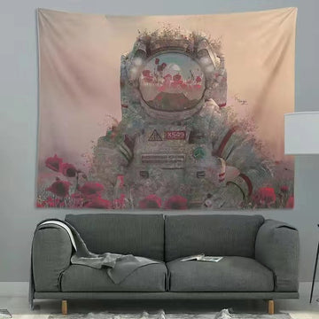 Tapiserie universă spațială planetă Tapiserie amuzantă Boho Hippie Tapiserie (78x59 inch)