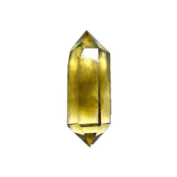 Cristal natural citrin prismă hexagonală cu un singur punct
