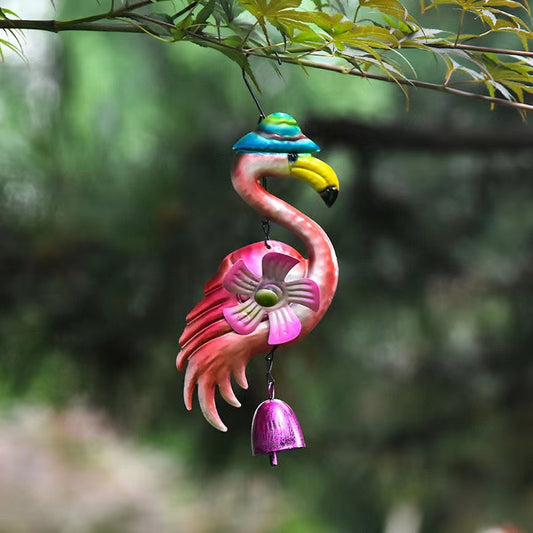 Flamingo Wind Chimes for Garden/Balcony Decoration