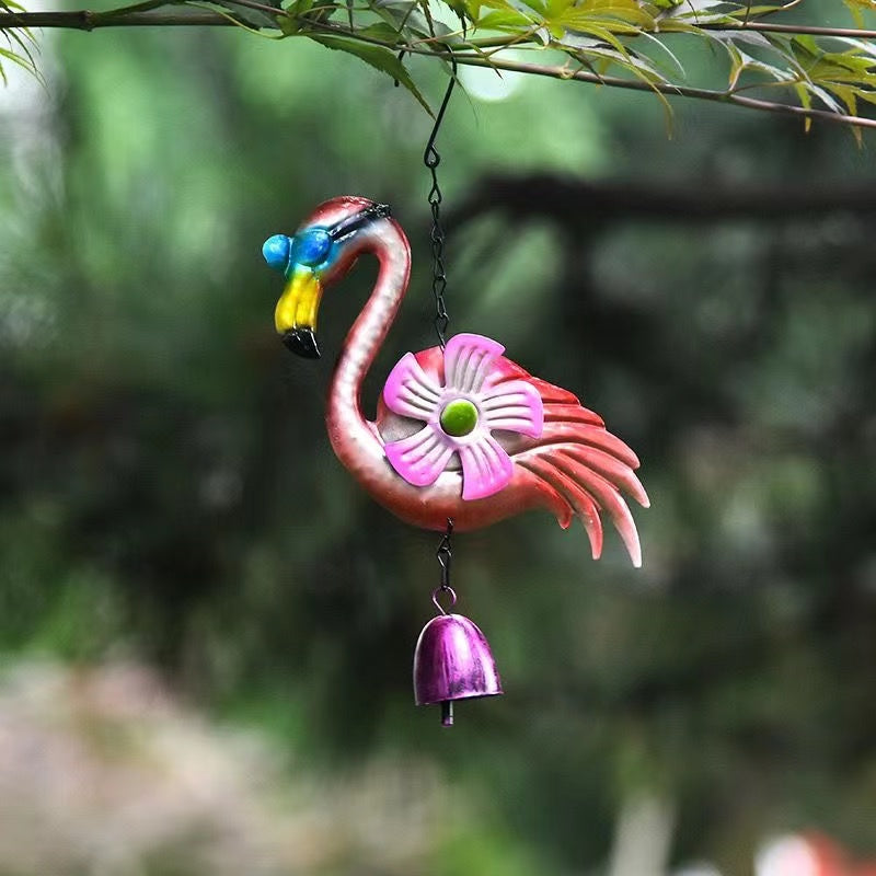 Clopoței de vânt Flamingo pentru decorarea grădinii/balconului