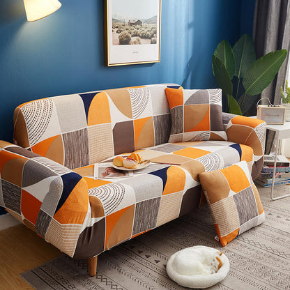 Printed Couch Covers Sofa Slipcovers with 2 Pillowcases