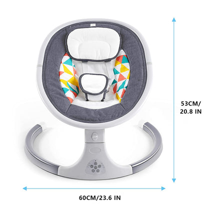 Baby Swing for Infants,Baby Rocker Portable Newborn Swing with Music/Remote Control/Timing Function