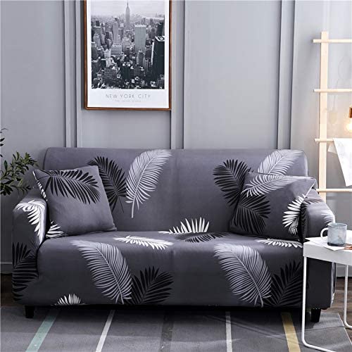 Printed Couch Covers Sofa Slipcovers with 2 Pillowcase