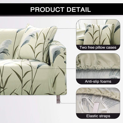 Stretch Couch Cover Sofa Slipcovers,2 Pillows(❤️$20 OFF)