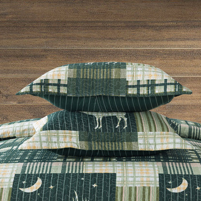 Advanced Quilt Bohemian Floral Pattern Bedspread Quilt Set