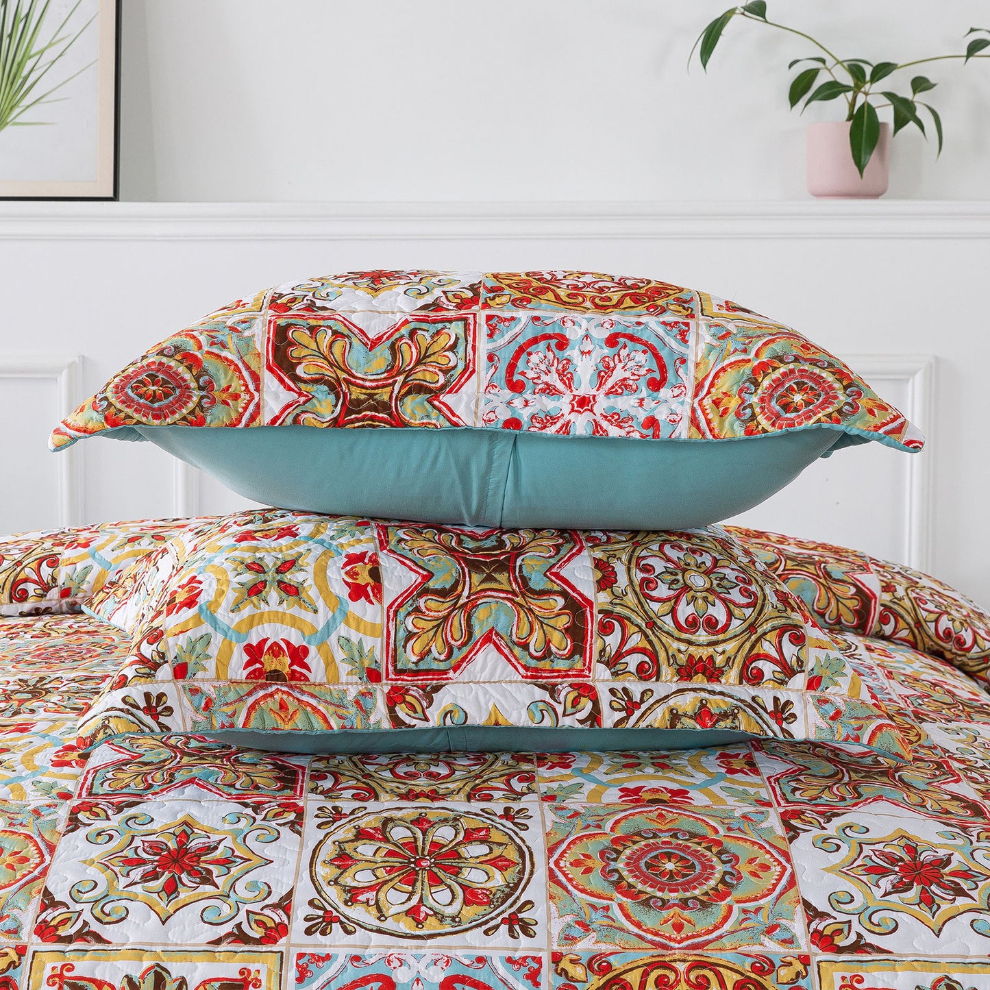 Advanced Quilt Bohemian Cotton Bedspread Quilt Sets