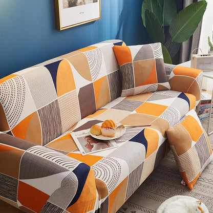 Printed Couch Covers Sofa Slipcovers with 2 Pillowcases