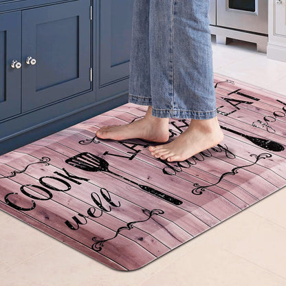 15 mm Thick Anti Fatigue Kitchen Rug Comfort Cushioned Standing Mat