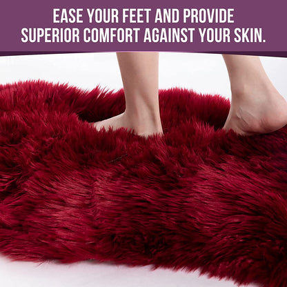 Super Soft Fluffy Shaggy Faux Fur Rug