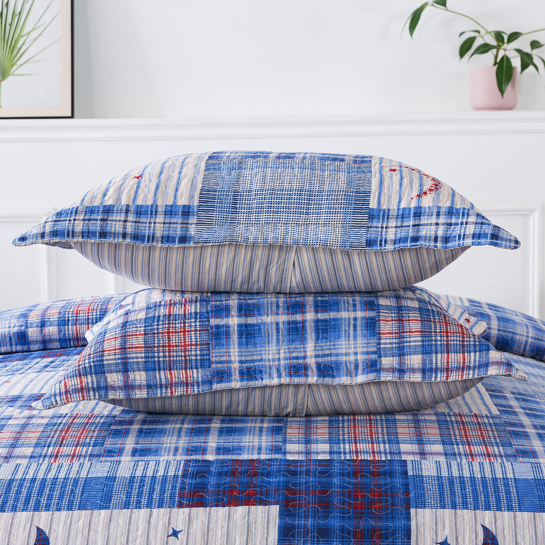 Set cuvertură de pat cu model de urs boem Advanced Quilt 