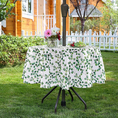 Garden Round Tablecloth 60 Inch,Outdoor Tablecloth