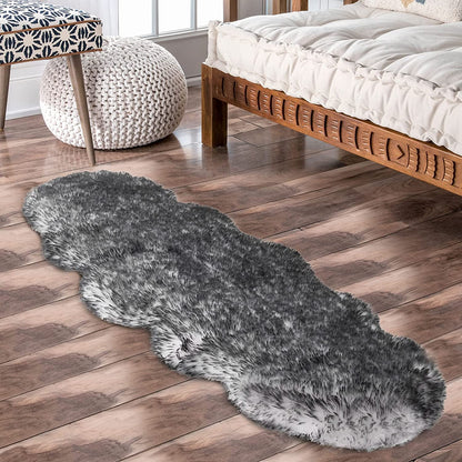 Super Soft Fluffy Shaggy Faux Fur Rug