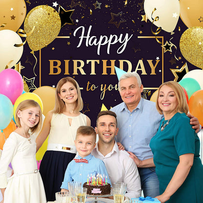 Happy Birthday Party Decorations,Wall Hanging-70.8 x 43.3 Inch