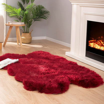 Super Soft Fluffy Shaggy Faux Fur Rug