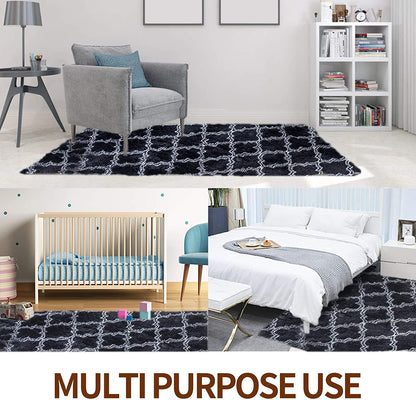 Super Soft Moroccan Area Rugs for Bedroom Living Room