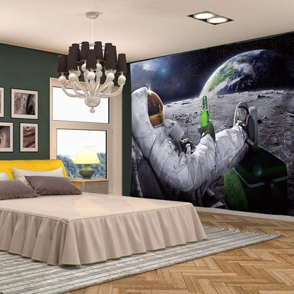 Astronaut Tapestry Universe Outer Space Planet Tapestry Funny Tapestry Boho Hippie Tapestry（78x59Inch）