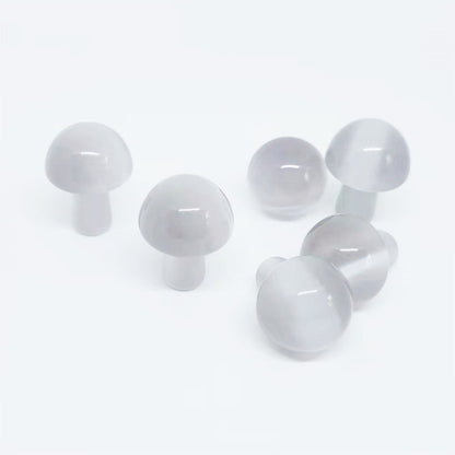 Natural Crystal Agate Mini Mushroom Craft Decoration