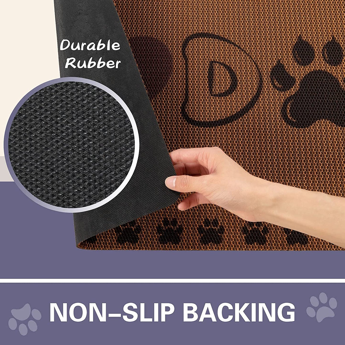 Dog and Cat Food Mat Washable Dog Mat