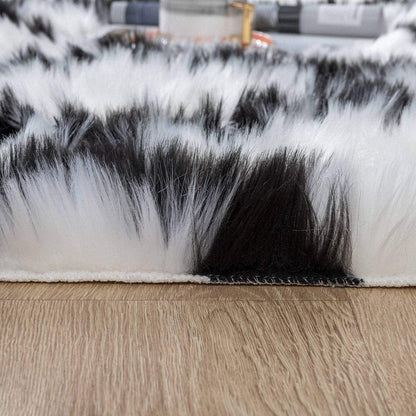Shaggy Soft Faux Sheepskin Fur Area Rugs Floor Mat