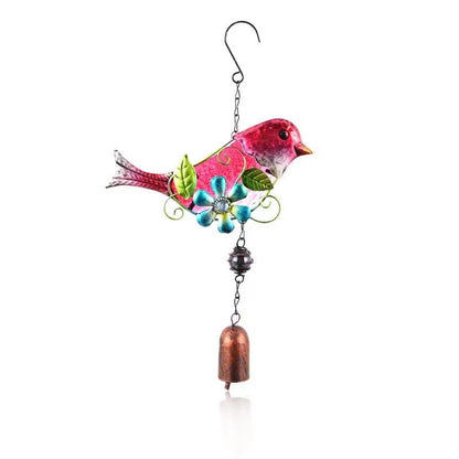Bird Wind Chime Suncatcher For Wall Window Door Wind Bell Hanging Ornaments