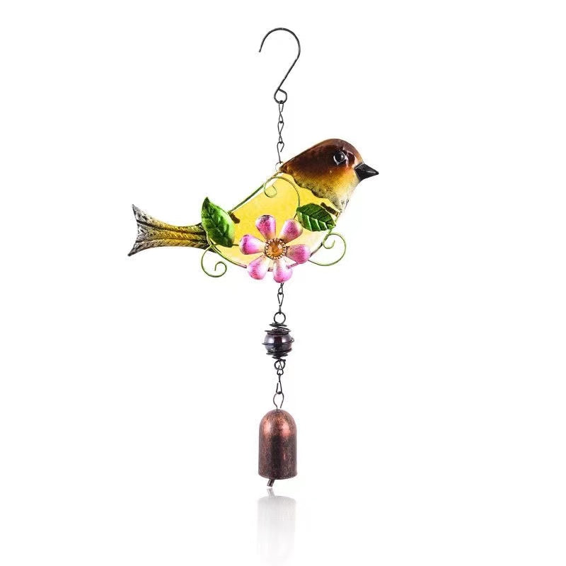 Bird Wind Chime Suncatcher For Wall Window Door Wind Bell Hanging Ornaments