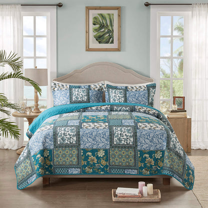 Cotton Bedspread Quilt Sets, Mysterious Bohemian Collections, Queen