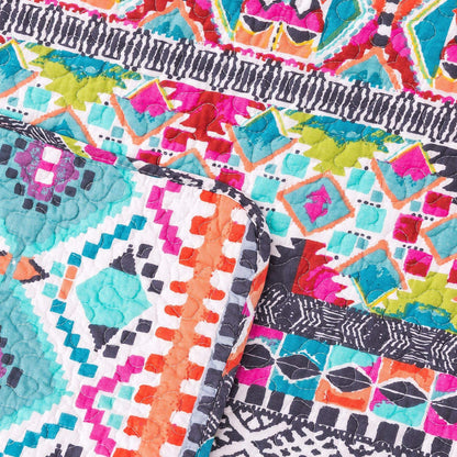 Quilted Throw Blanket for Bed Couch Sofa, Boundless Universe Pattern