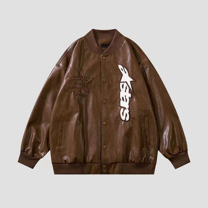 Vintage Leather Jacket & Coats Streetwear